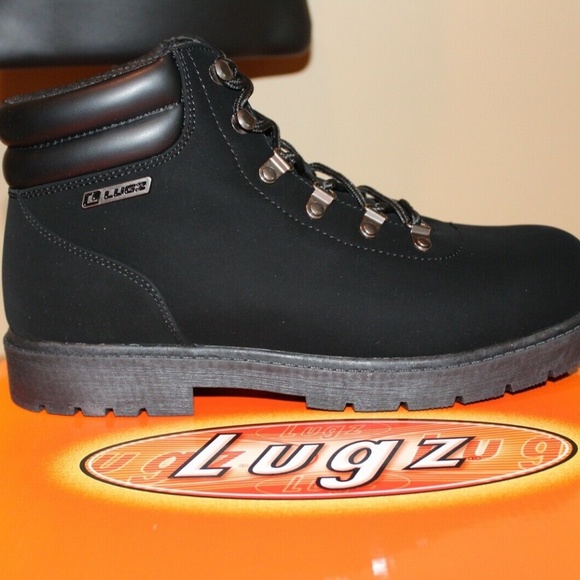 mens lugz black boots